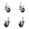 Service Caster 3 Inch High Temp Glass Filled Nylon 3/4 Inch Square Stem Caster Brakes SCC, 2PK SCC-SQ20S314-GFNSHT-TLB-34-2-S-2 - alternate 1